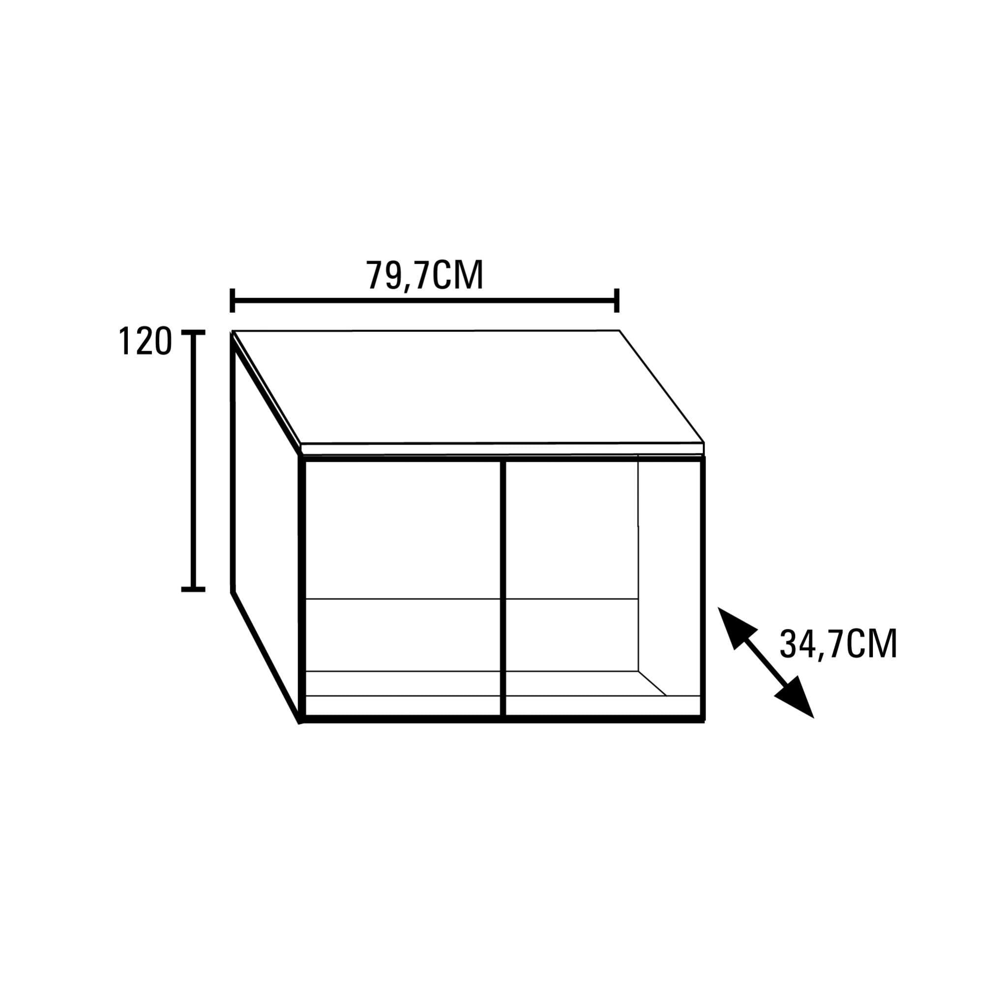 Mesa / mueble para acuario marino con Sump AQUA OCEAN 112L