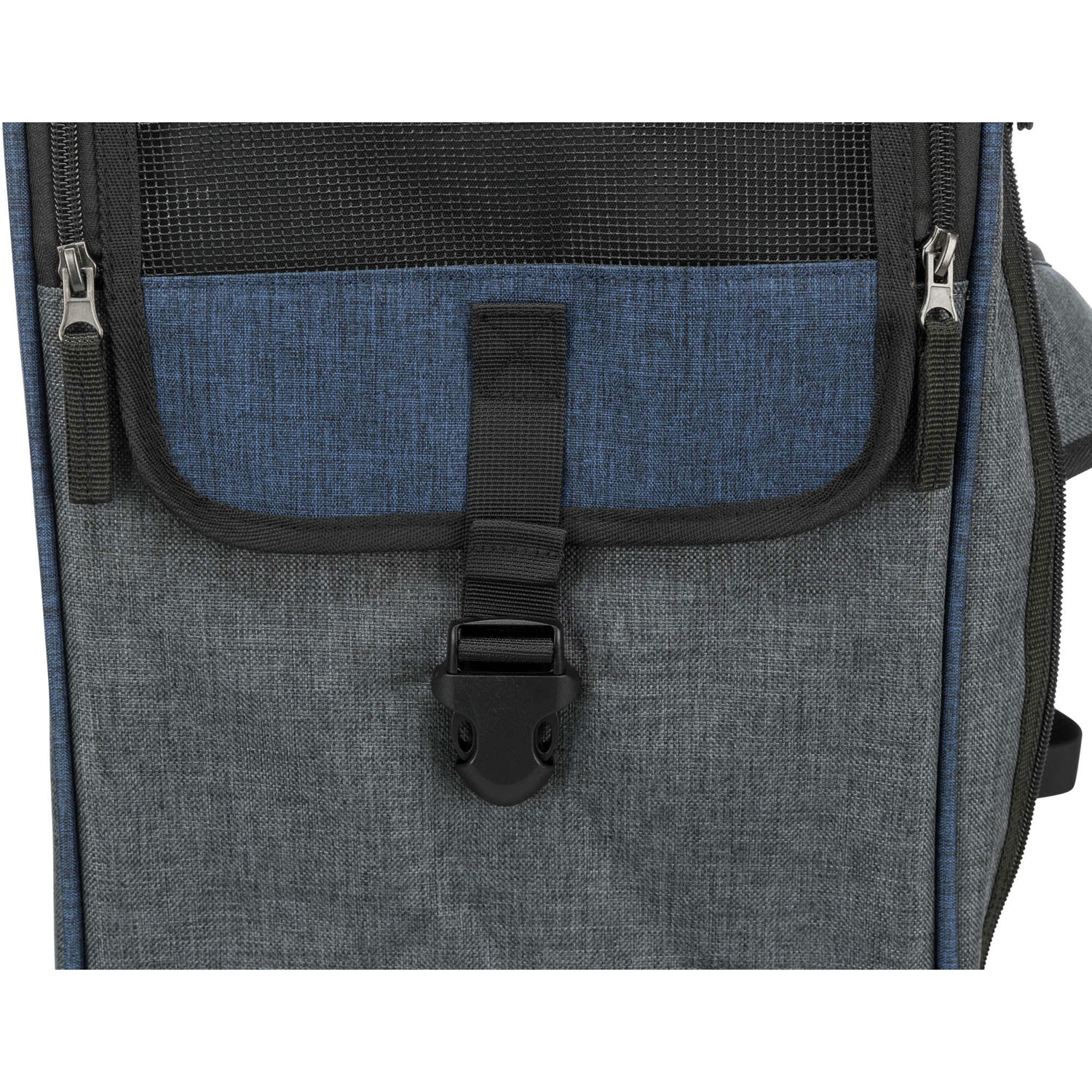 Mochila y transportín Tara 2 en 1, 25 × 38 × 50 cm, Gris/Azul