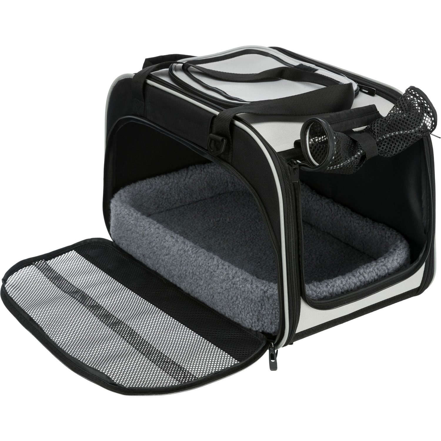 Bolsa transporte Valery, 29 × 31 × 49 cm, Negro/Gris