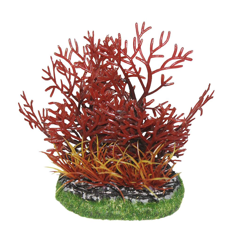 ** Limnophila de AQUATIC PLANTS (PLÁSTICO) rojo 8cm