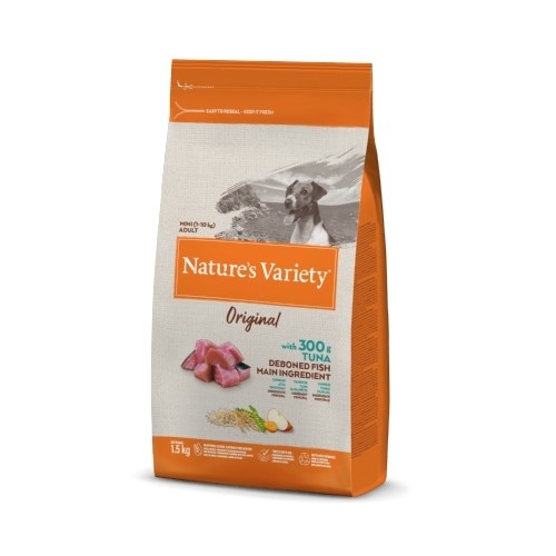 NATURE'S VARIETY ORIGINAL - ADULT MINI ATÚN (1,5 Kg)