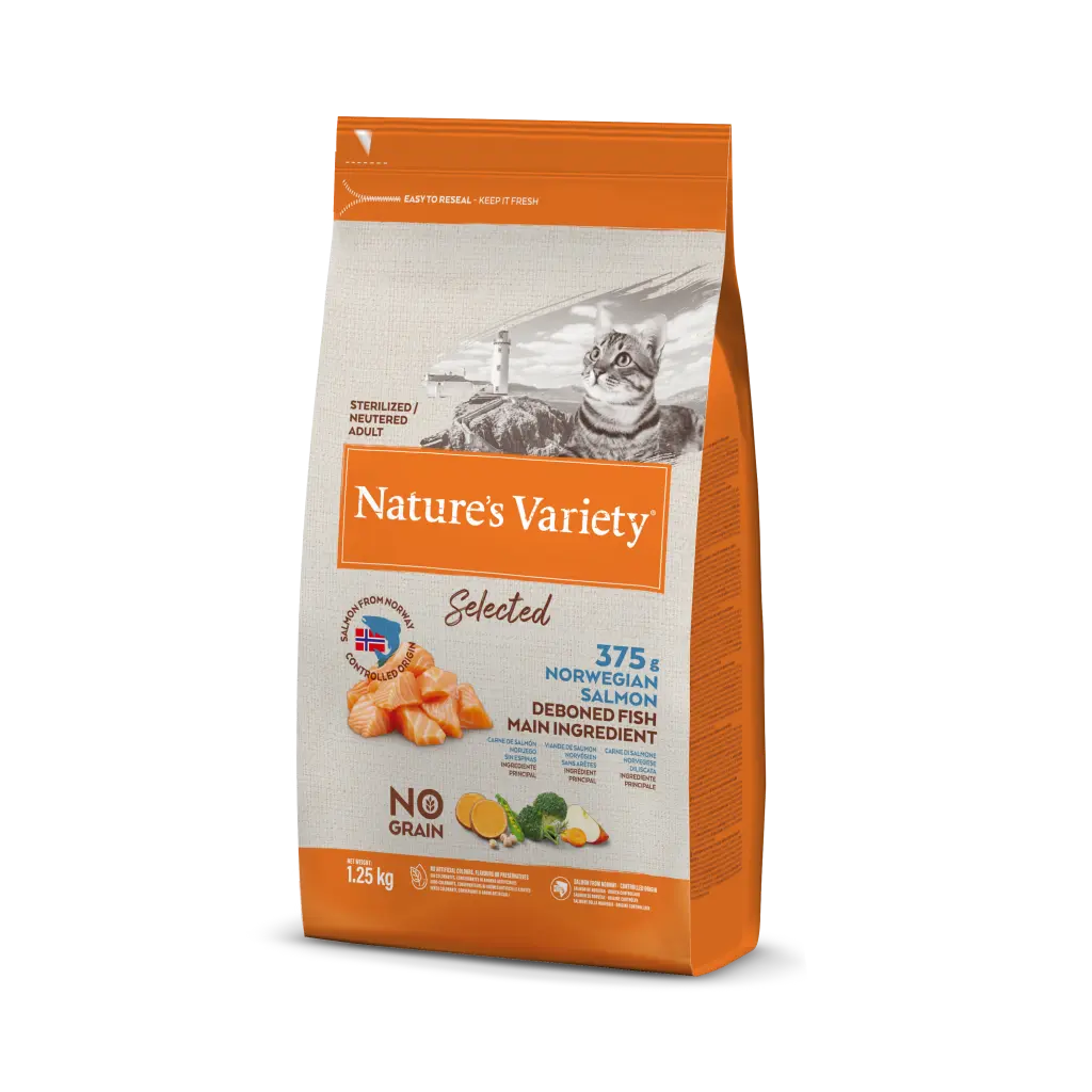 NATURE'S VARIETY SELECTED GATO - ADULTO ESTERILIZADO SALMON