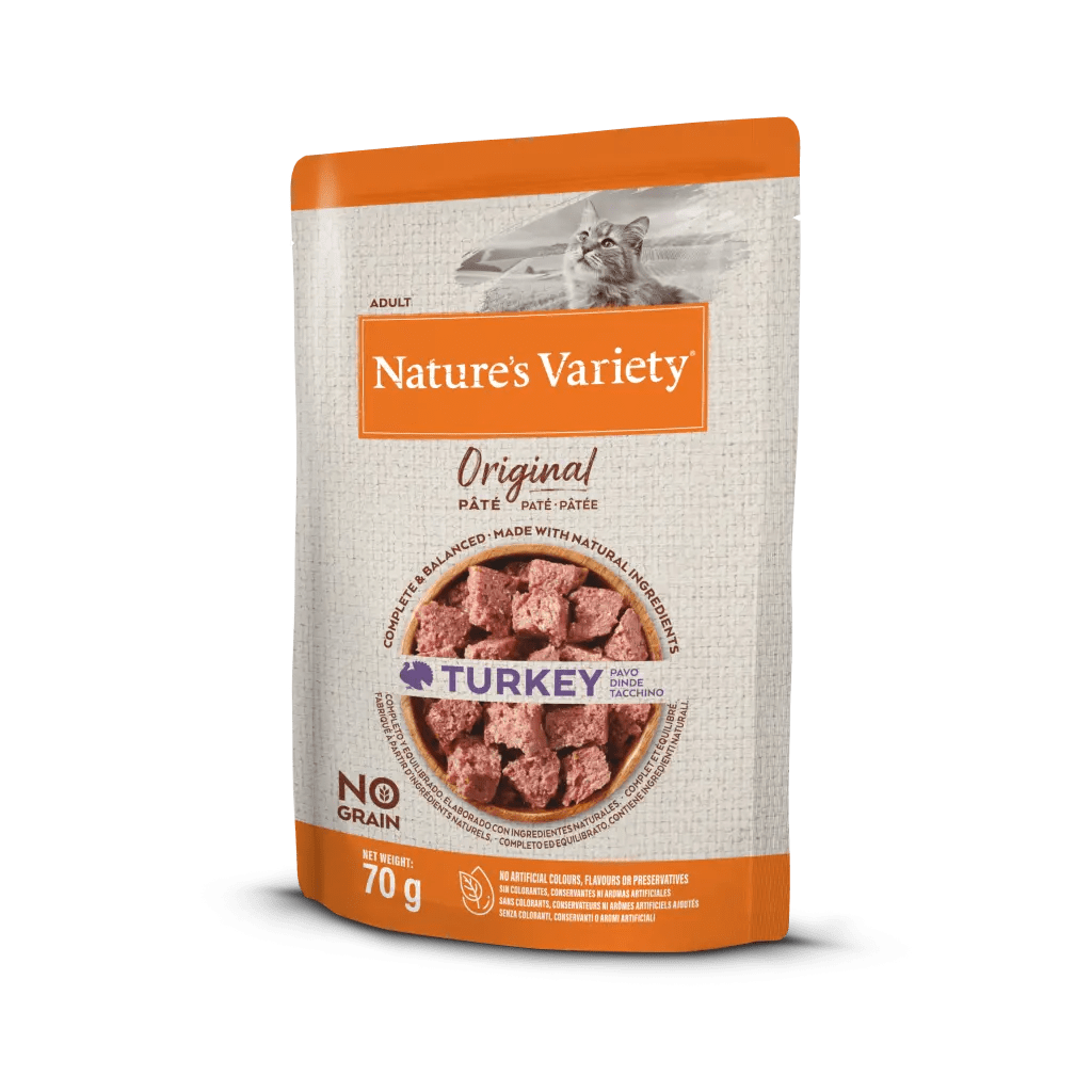 Comida húmeda gatos Nature's Variety pavo 70g
