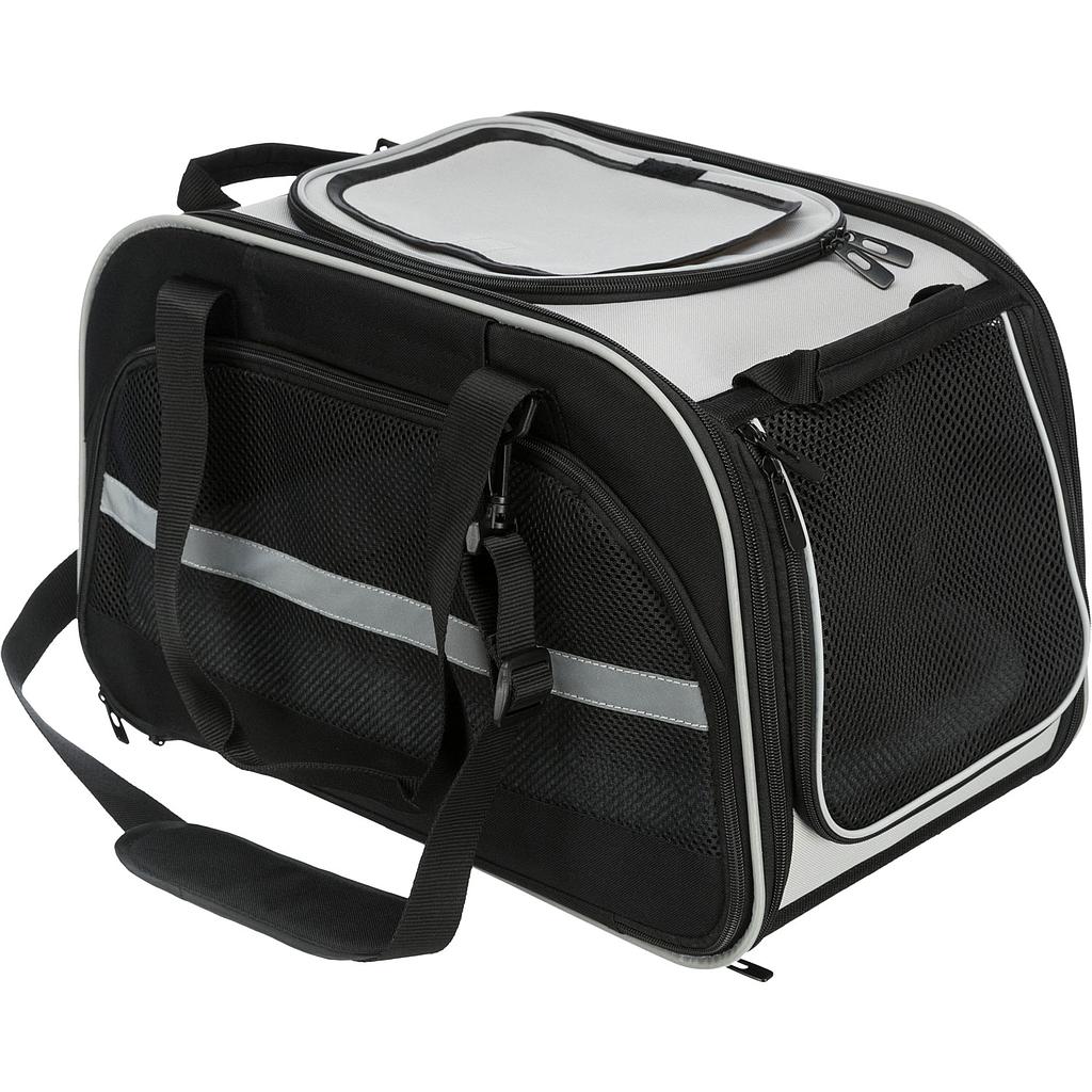 Bolsa transporte Valery, 29 × 31 × 49 cm, Negro/Gris