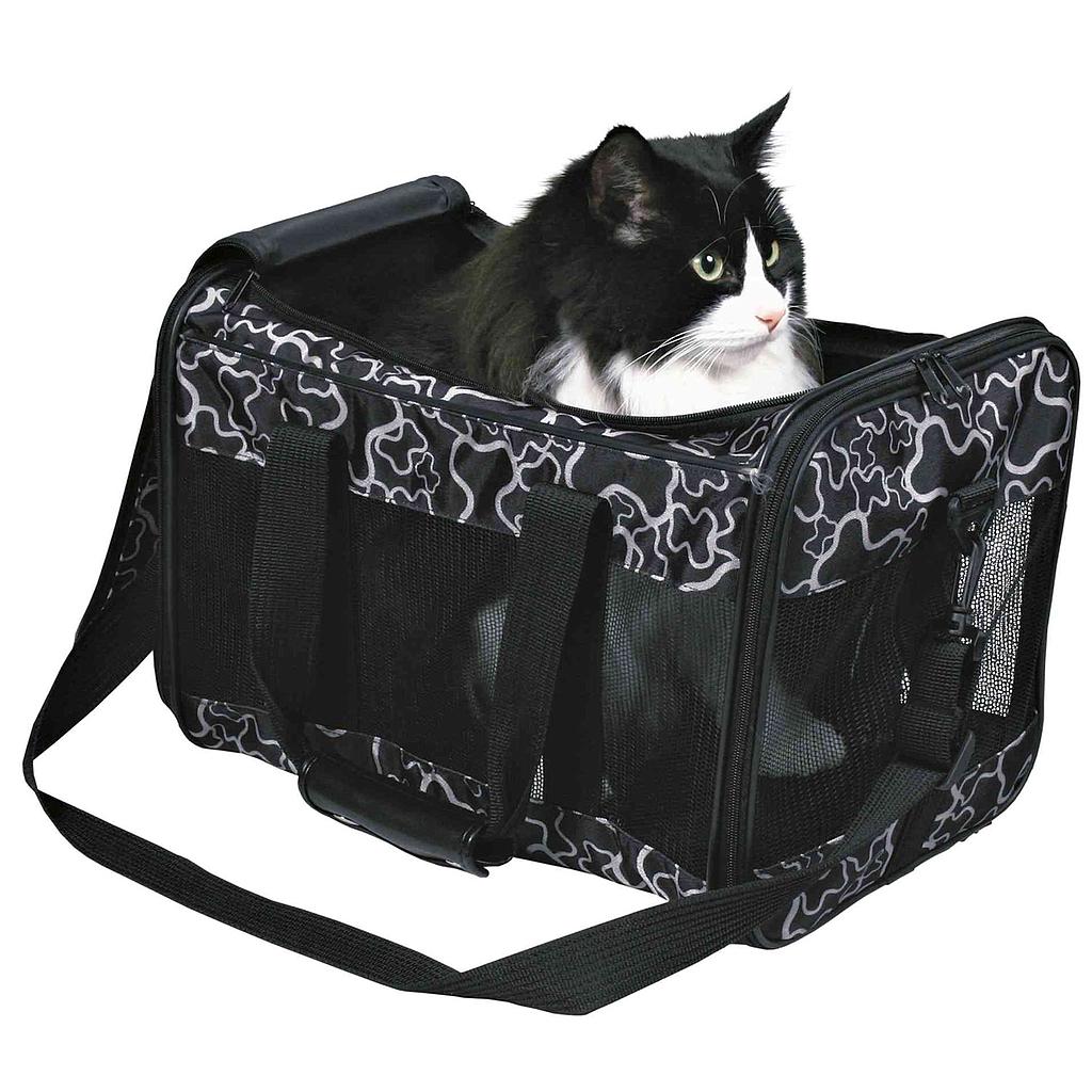 Bolsa Transporte Adriana, Nylon, 26 x 27 x 42 cm, Negro