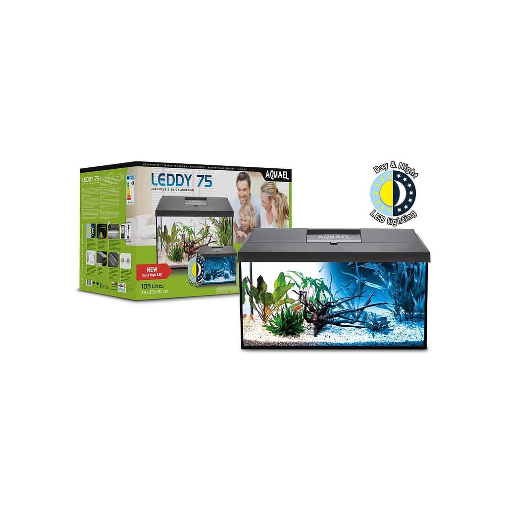 SET ACUARIO LEDDY 75 Día Y Noche (105 Lts)