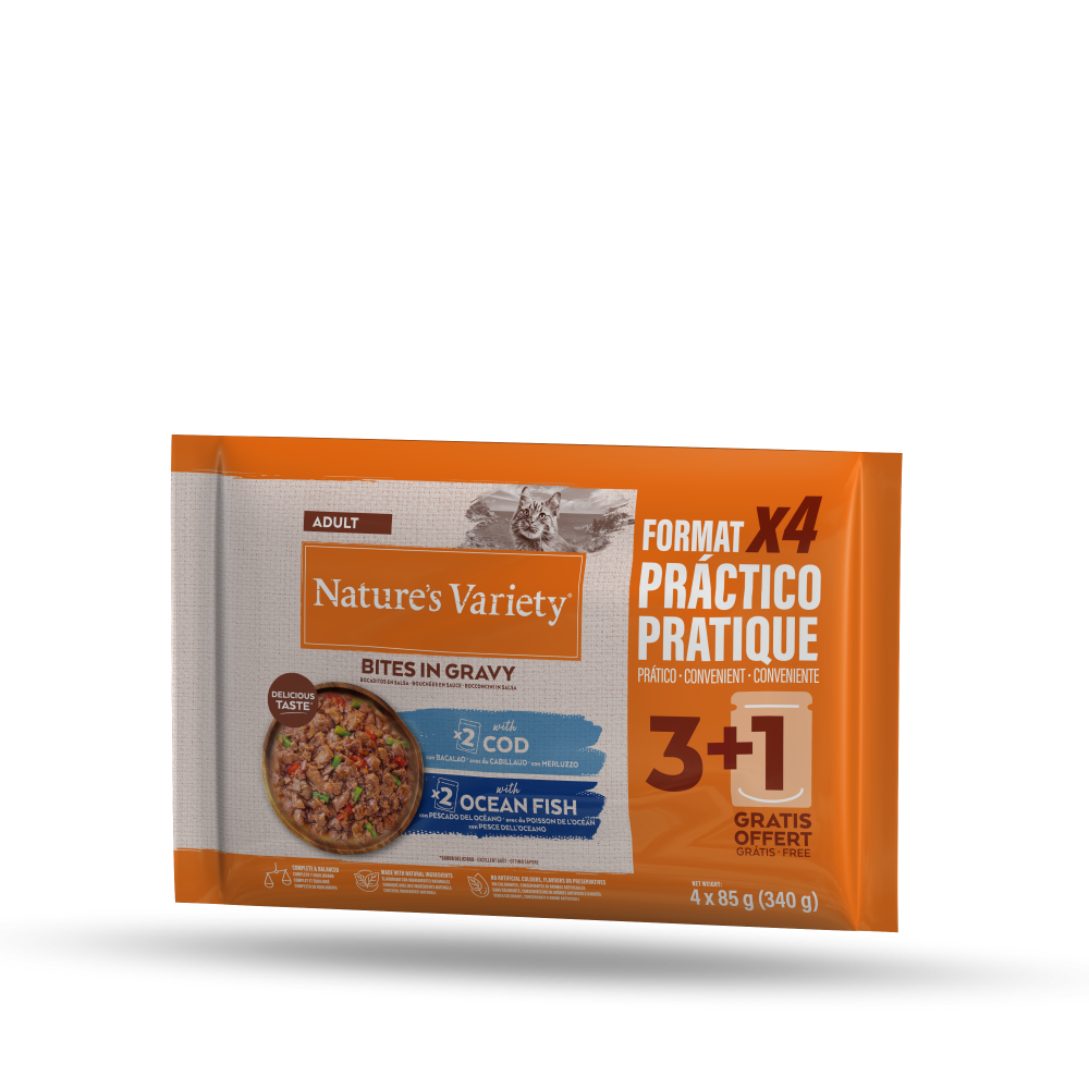 WNVC ORIG 2 BACALAO 2 PESCADO BLANCO 4 x 85 grs