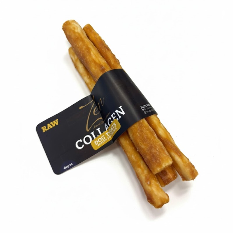 Palitos masticables pequeños de colágeno con pollo para perro 12 cm - 4 uds.