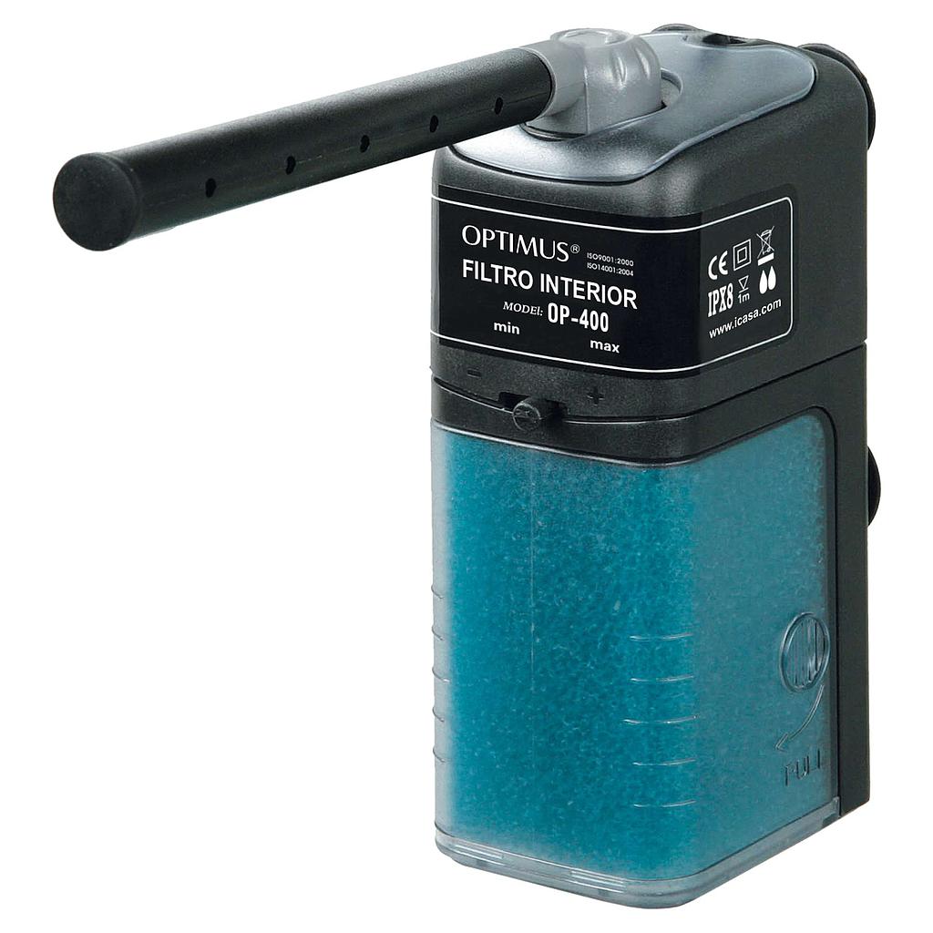 Filtro interior OPTIMIUS 200 200L/H 3.50w 162x113x65cm