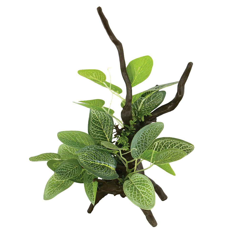 Troncos con plantas de ICA S 22x16,5x16,5cm