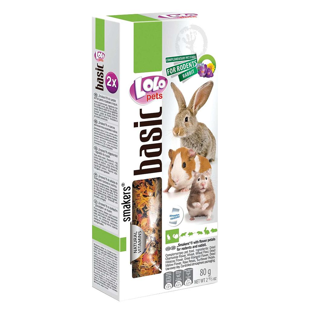 Barritas de flores para roedores "LOLO" 80g 