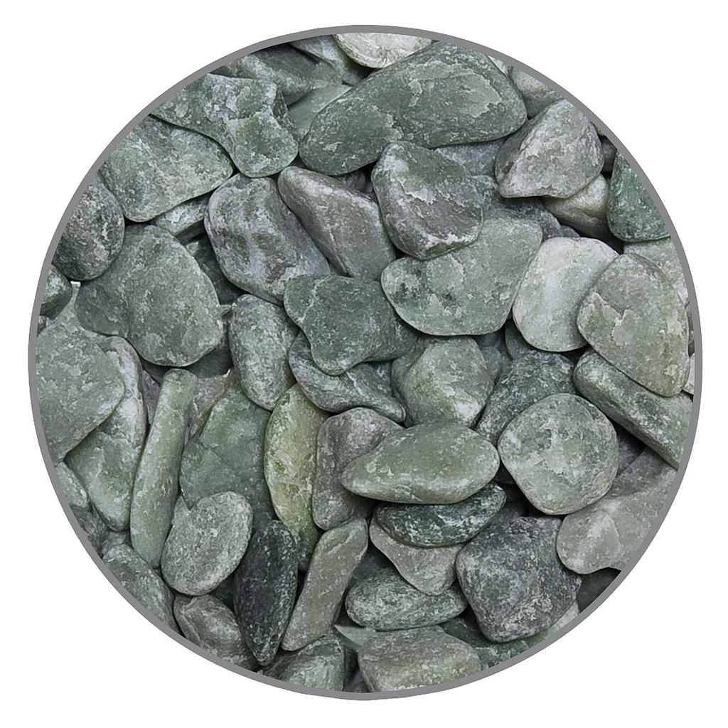 *Grava 100% NATURAL verde 5kg 20mm