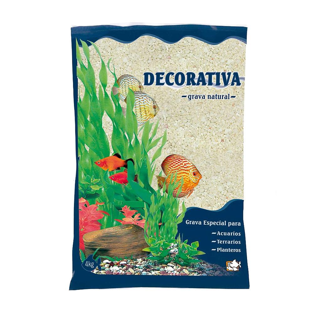 Arena de coral gruesa blanco 4kg 6mm